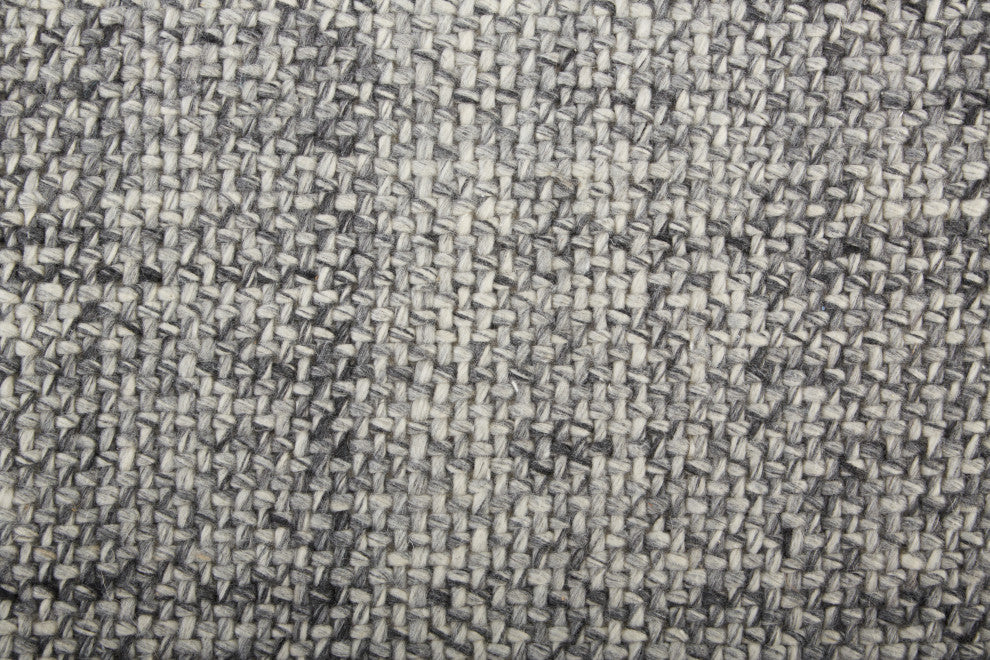 Weave & Wander Siona Space Dyed Flatweave Rug, Gray, 5' X 8'