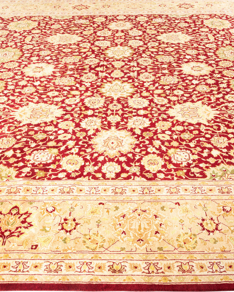 Mogul, One-of-a-Kind Hand-Knotted Area Rug Red, 9' 0" x 18' 5"