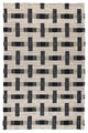 Classic Home Preston Ivory/Black 8x10 Rug