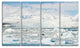 "Vatnajokull Glacier in Iceland" Landscape Wall Art, 4 Panels, 48"x28"