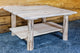 Montana Collection Cocktail Table With Shelf, Clear Lacquer Finish
