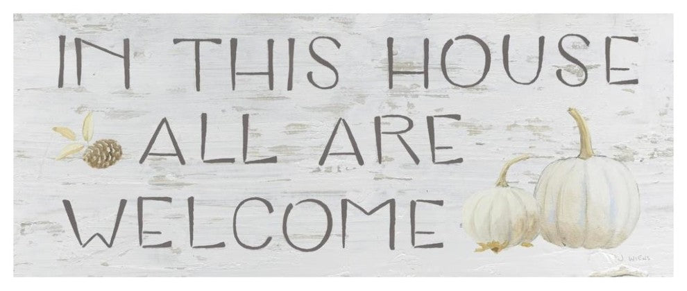 "Beautiful Bounty Sign I" Digital Paper Print by James Wiens, 77"x32"