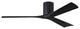 Matthews Fan, Irene-3H Ceiling Fan, Matte Black, 60-Inch, Matte Black Blades