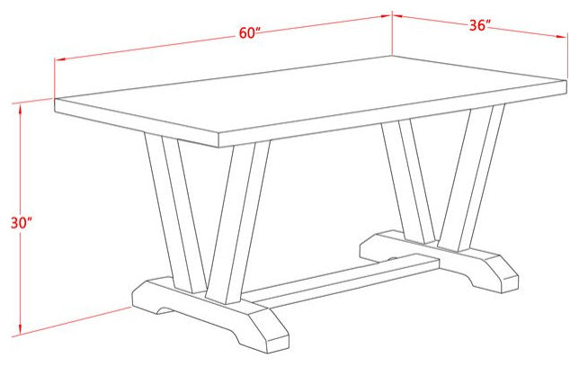 V076El207-7, 7-Piece Set, 6 Dining Padded Chairs, Table Top and Wooden Legs