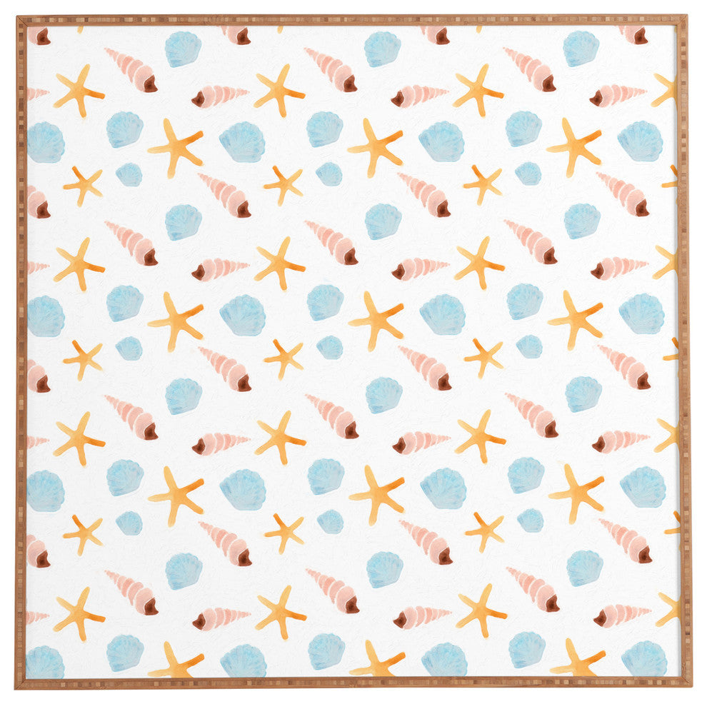 Deny Designs Wonder Forest Swept Ashore Framed Wall Art