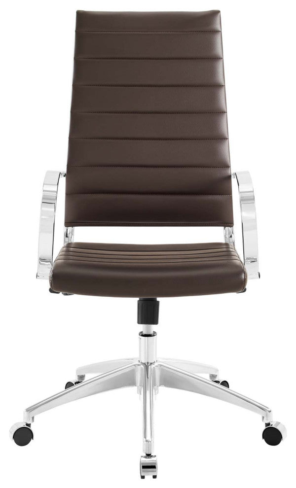 Jive Highback Office Chair-Brown