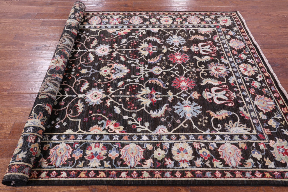 Turkish Oushak Hand-Knotted Wool Rug 6' 1" X 8' 11" - Q12824