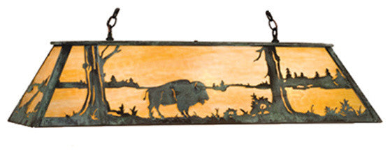 33 Long Buffalo Oblong Pendant