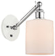 Innovations 317-1W-WPC-G111-LED 1-Light Sconce, White and Polished Chrome
