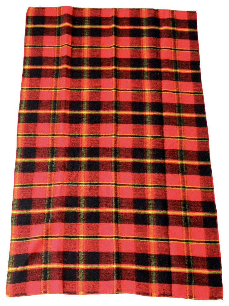 Consigned, Vintage Plaid Woolen Blanket