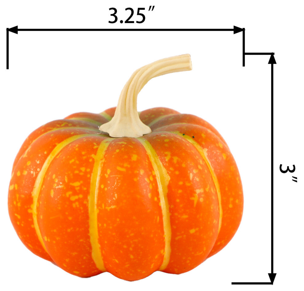 8 Pcs Boxed Pumpkins (Orange)