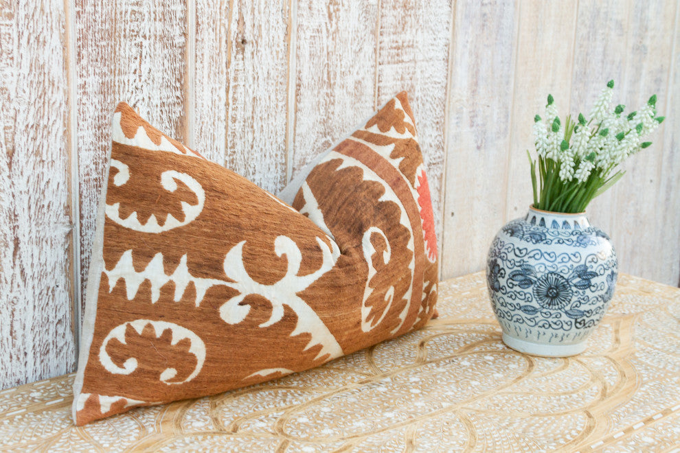 Llida Thuja Suzani Lumbar Pillow