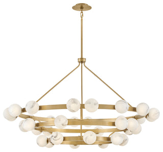 Fredrick Ramond Selene Chandelier, Lacquered Brass, Extra Large