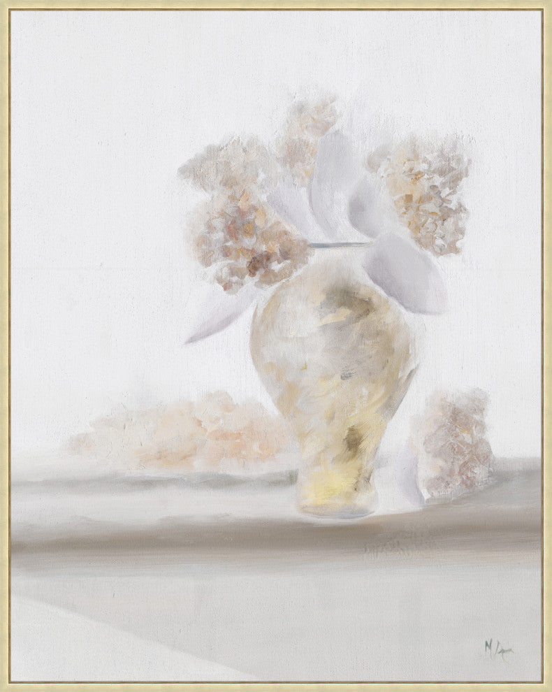 Hydrangea In Pink And White, Giclee Reproduction Artwork