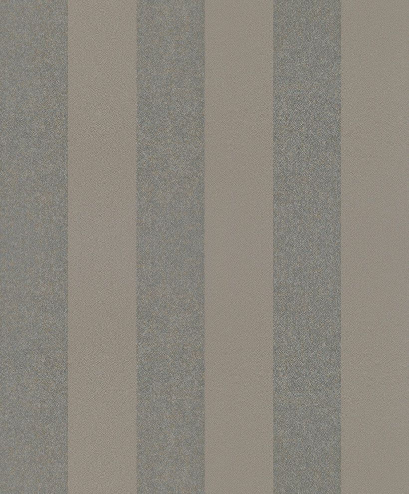 Stripes Textured Wallpaper, Vertical Stripes, 31328, Brown Gray, One Roll