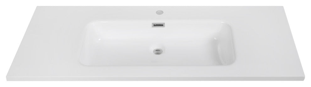 35" Solid Surface Resin Streamline K-90036-35 Vanity Top
