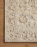 Loloi Percival Natural / Salmon 18" x 18" Sample Rug