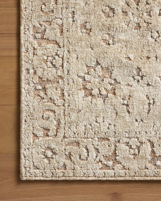 Loloi Percival Natural / Salmon 18" x 18" Sample Rug