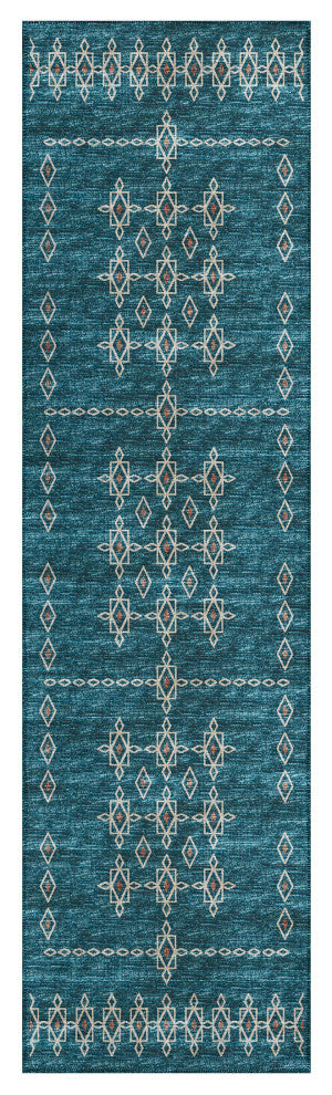 Indoor/Outdoor Sedona SN3 Riverview Machine Washable 2'3" x 10' Runner Rug