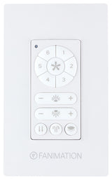 Wall Control 6 Speed DC Fan and Uplight/Downlight White