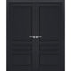 Interior Interior French Double Doors|Veregio 7411 Antracite -72x80