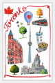 "I Love Toronto" Framed Painting Print , 30x45