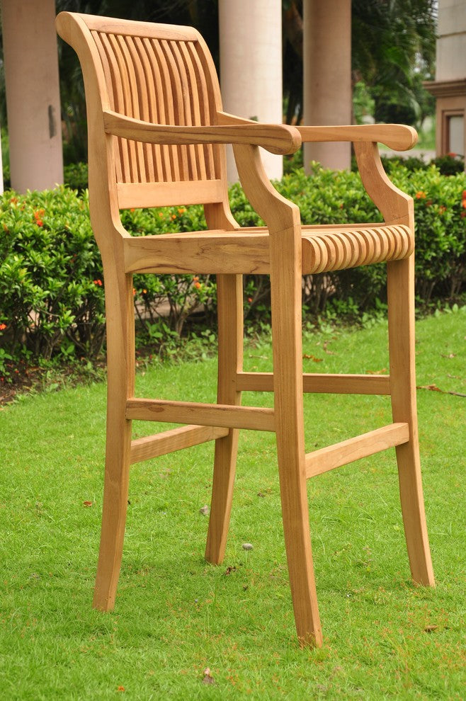 Teak Outdoor Giva Bar Arm Chair