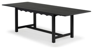 Safavieh Couture Rhylee Extendable Dining Table, Black