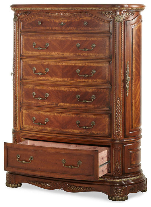 6-Drawer Chest, Honey Walnut