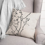 Simple Branch 18x18 Spun Poly Pillow