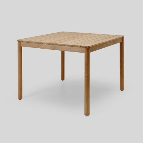 Modern Square Teak Outdoor Dining Table