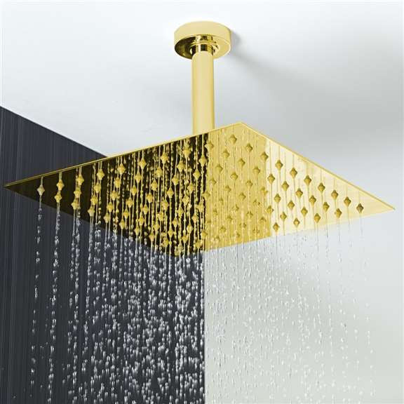 Rainfall Shower System Fontana Gold Rain Shower System