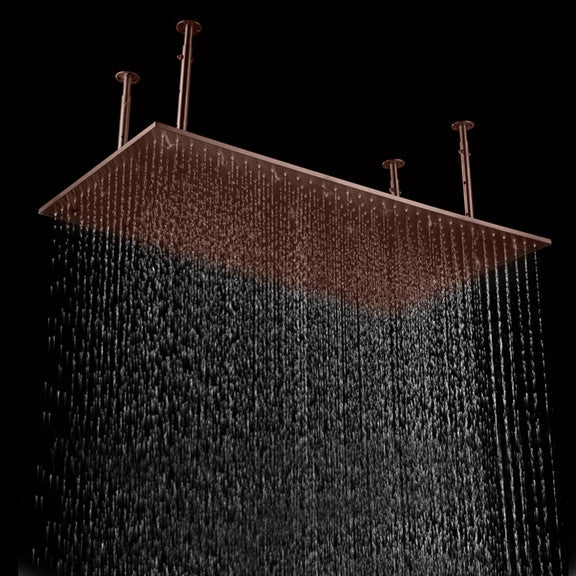 Fontana 20x40" Ceiling Mount Rain Shower Head, Oil Rubbed Bronze