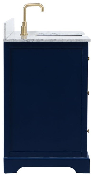 Home Living 22" Farmhouse Blue-Light Bathroom Vanity