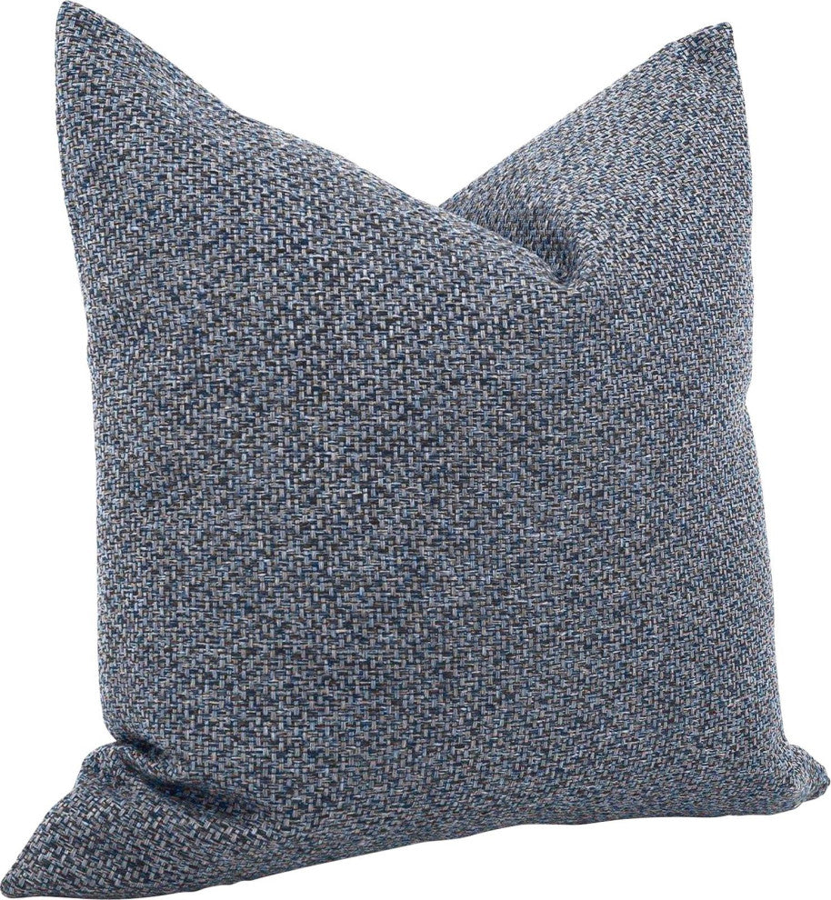 Indigo Blue Panama Pillow 24"x24"