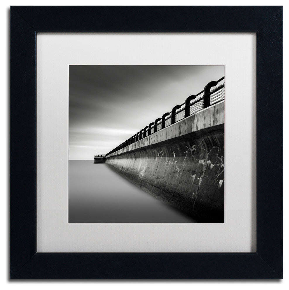 'Water Works 2' Matted Framed Canvas Art by Dave MacVicar