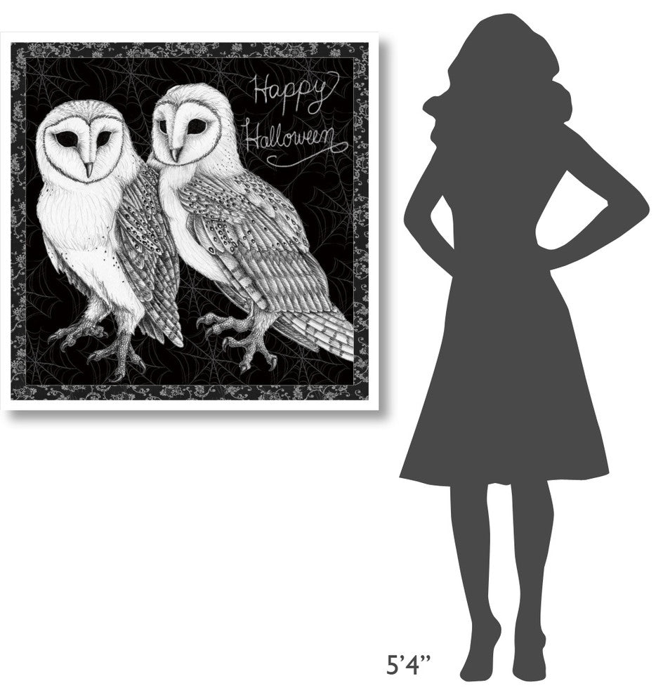"Arsenic and Old Lace Happy Halloween" Paper Print by Elyse DeNeige, 38"x38"