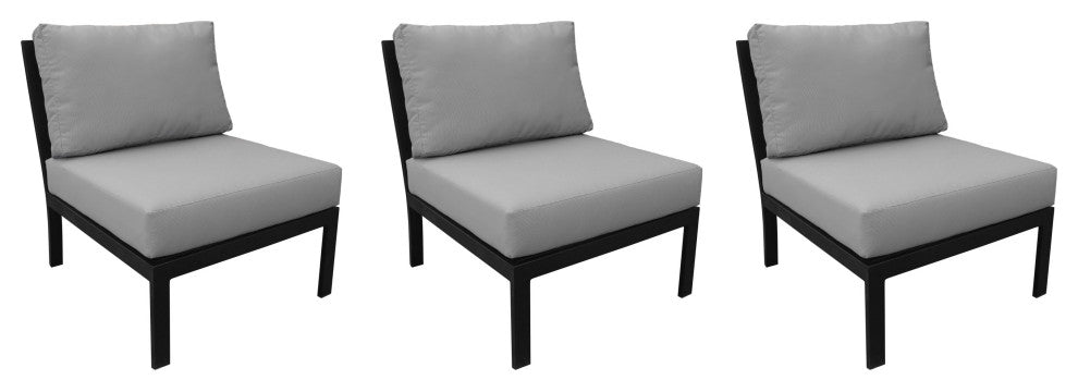 kathy ireland Madison Ave. Armless Sofa 3 Per box in Slate