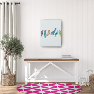 Eye Opener Spring Chenille Rug, Orchid, 5' Round