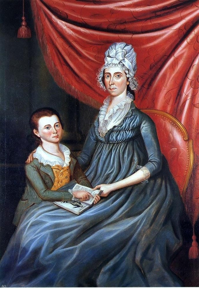 Charles Peale Polk Eleanor Conway Hite and Son James Madison Hite Canvas Wrap
