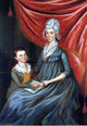 Charles Peale Polk Eleanor Conway Hite and Son James Madison Hite Canvas Wrap
