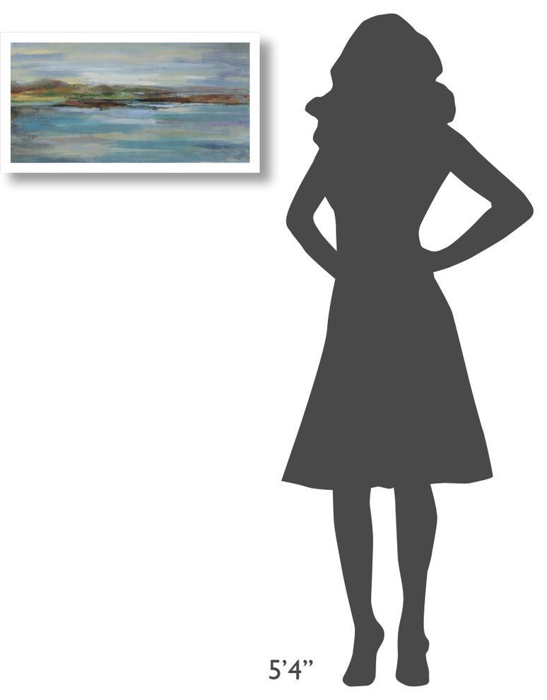 "Northern Shore" Digital Paper Print by Silvia Vassileva, 26"x14"