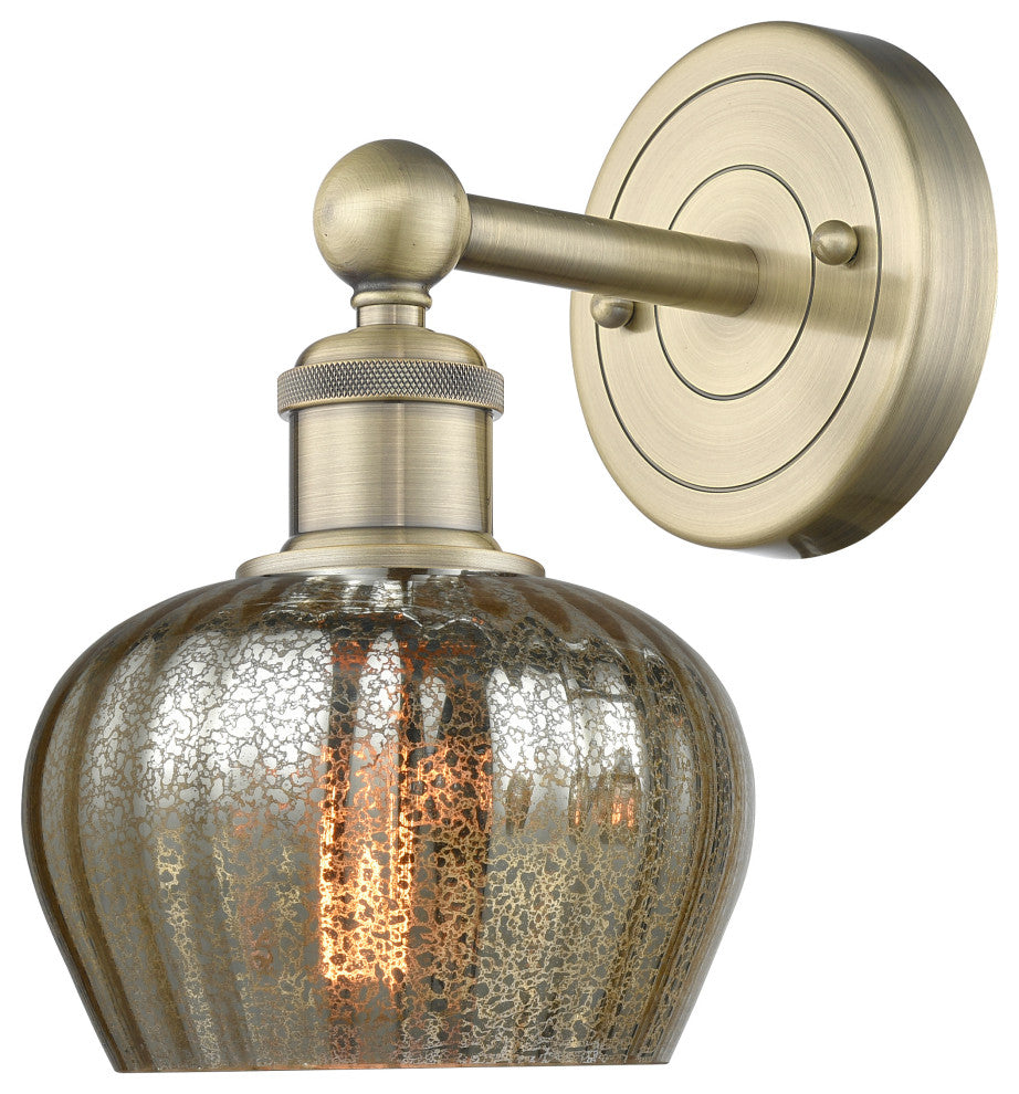 Innovations Fenton 1 6.5" Sconce Antique Brass
