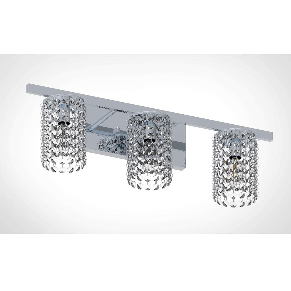Camille 3-light Round Shade Wall Sconce