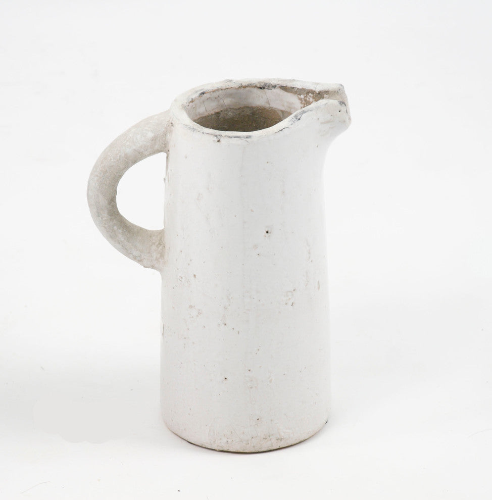 Cylindrical Decorative Pitcher, Small