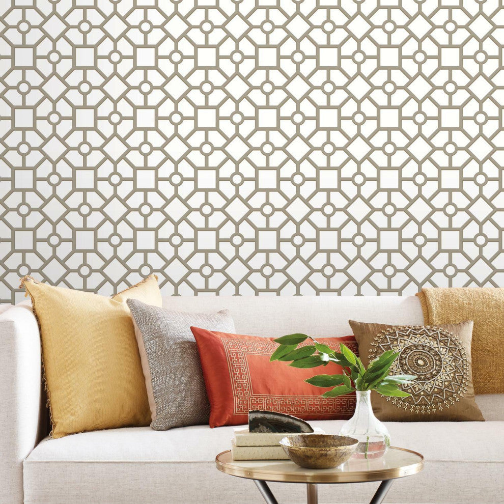 Hedgerow Trellis Peel and Stick Wallpaper