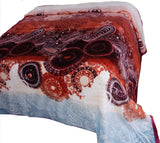 Lightweight Soft Fleece Paisley Floral Throw Blanket, Multicolor, Multi, 66"x90"