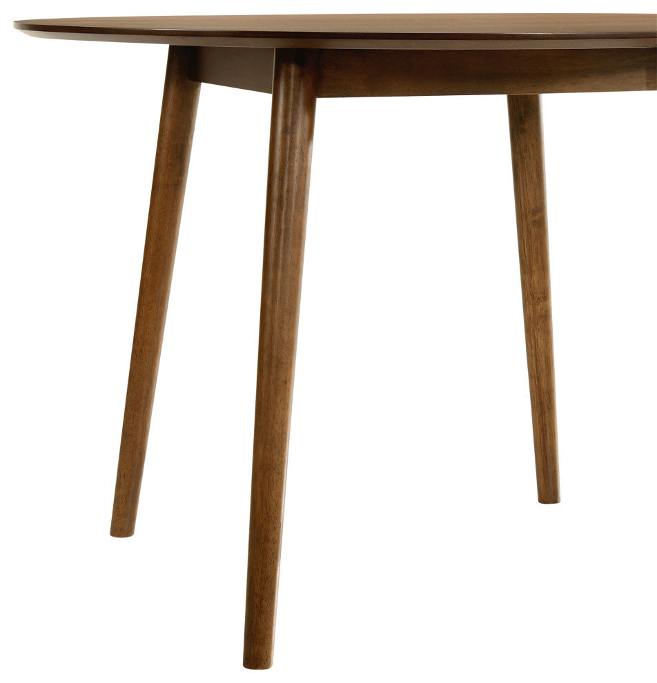 Arcadia Round Dining Table, Walnut, 42"