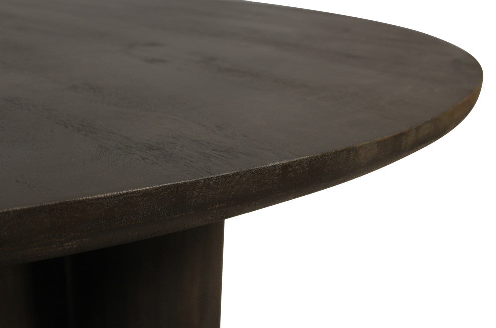 Sullivan 63" Dining Table With 6 Cleo Chairs, Teal Velvet Fabric