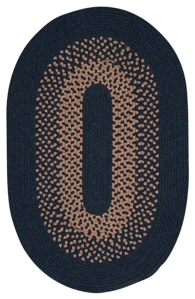 Colonial Mills Madison MD54 Blue Moon Traditional Area Rug, Oval 8'x11'
